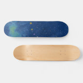 Abstrakter Sternenhimmel Skateboard (Horizontal)