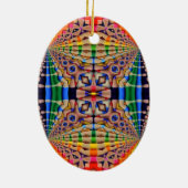 Abstrakter Stift 2 Keramik Ornament (Hinten)