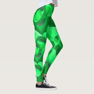 Abstrakter Stil von 3D-Rohren mit moderner digital Leggings