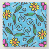 Abstrakter Stone-Untersetzer Steinuntersetzer (Vorderseite)