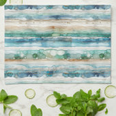 Abstrakter Strand, Alkoholtupfer Geschirrtuch (Gefaltet)
