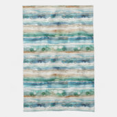 Abstrakter Strand, Alkoholtupfer Geschirrtuch (Vertikal)