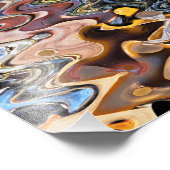 ABSTRAKTER STRAND FOTODRUCK (Ecke)