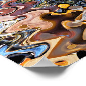 ABSTRAKTER STRAND POSTER (Ecke)