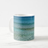 Abstrakter Strandabschnitt 42 Kaffeetasse (Vorderseite Links)