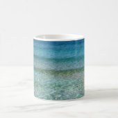 Abstrakter Strandabschnitt 42 Kaffeetasse (Mittel)