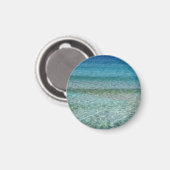Abstrakter Strandabschnitt 42 Magnet (Vorderseite/Rückseite)