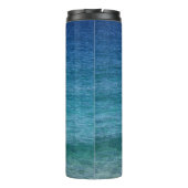 Abstrakter Strandabschnitt 42 Thermosbecher (Rückseite)