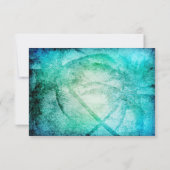 Abstrakter StrandWatercolor danken Ihnen Karten (Rückseite)
