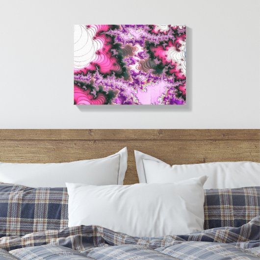 ABSTRAKTER STREAM LEINWANDDRUCK (Insitu (Schlafzimmer))