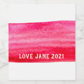 Abstrakter Streifen Weinetikett (Einzelnes Label)