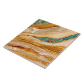 Abstrakter Strom aus warmem Marmor Fliese (Seite)