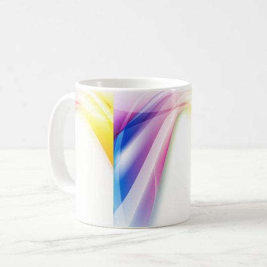 Abstrakter Strudel 1 Kaffeetasse (Vorderseite Links)