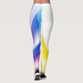 Abstrakter Strudel 1 Leggings (Rückseite)