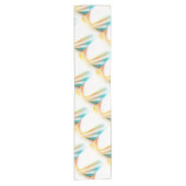 Abstrakter Strudel 2 Kurzer Tischläufer (Vorderseite)