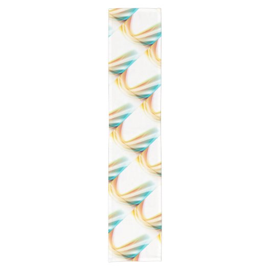 Abstrakter Strudel 2 Kurzer Tischläufer (Vorderseite)