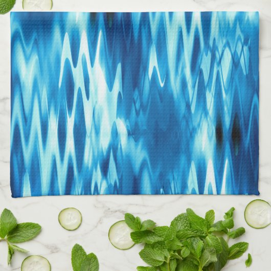 Abstrakter Strumpf mit festem Gradienten Geschirrtuch (Gefaltet)