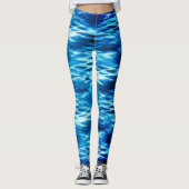 Abstrakter Strumpf mit festem Gradienten Leggings (Vorderseite)
