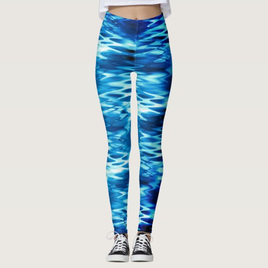 Abstrakter Strumpf mit festem Gradienten Leggings (Vorderseite)