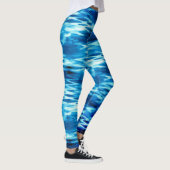 Abstrakter Strumpf mit festem Gradienten Leggings (Rechts)