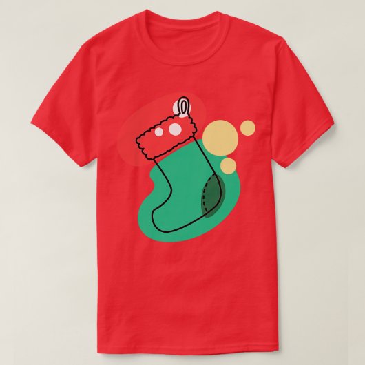 Abstrakter Strumpf T-Shirt (Design vorne)