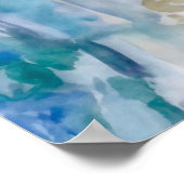 Abstrakter subterraner Malerausdruck Poster (Ecke)