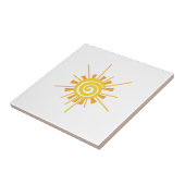 Abstrakter Sun Fliese (Seite)