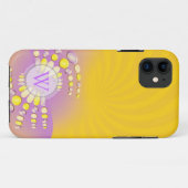 Abstrakter Sunshine Swirl iPhone Case-Mate Hülle (Rückseite (Horizontal))
