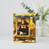 Abstrakter Surrealismus Postkarte (Stehend Vorderseite)