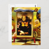 Abstrakter Surrealismus Postkarte (Vorne/Hinten)