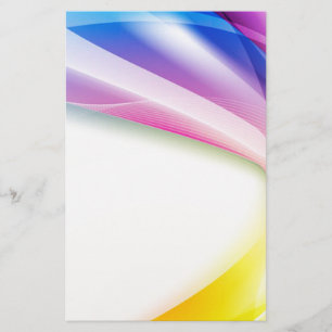 Abstrakter Swirl 1 Briefpapier