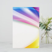 Abstrakter Swirl 1 Briefpapier (Stehend Vorderseite)