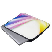 Abstrakter Swirl 1 Laptopschutzhülle (Vorne Knopf)