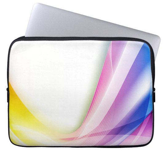 Abstrakter Swirl 1 Laptopschutzhülle (Vorderseite)