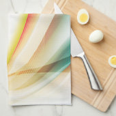 Abstrakter Swirl 2 Handtuch (Viertel Falte)