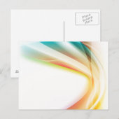 Abstrakter Swirl 2 Postkarte (Vorne/Hinten)