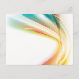 Abstrakter Swirl 2 Postkarte
