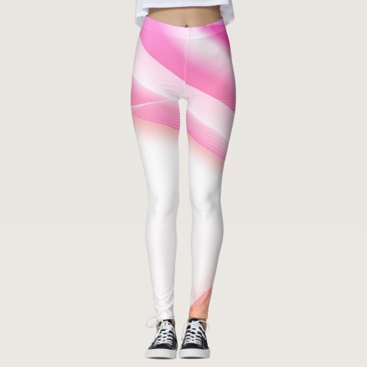 Abstrakter Swirl 3 Leggings (Vorderseite)