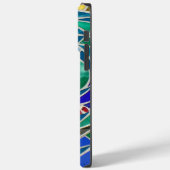 Abstrakter Swirl aus geschliffenem Glas Case-Mate iPhone Hülle (Rückseite / Links)