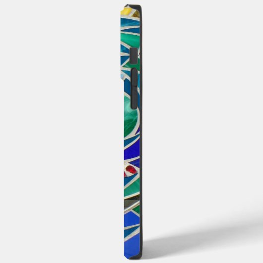 Abstrakter Swirl aus geschliffenem Glas Case-Mate iPhone Hülle (Rückseite / Links)