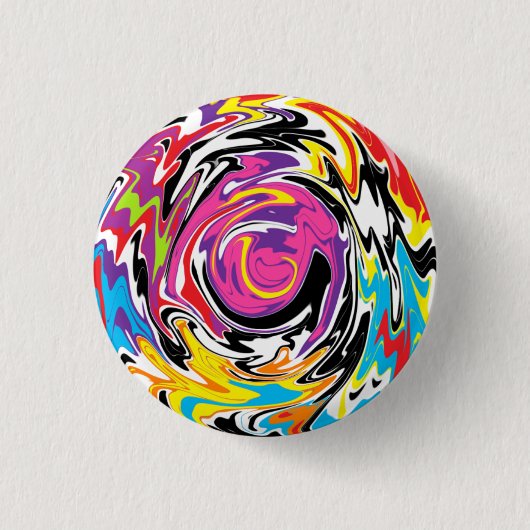 Abstrakter Swirl Button (Vorderseite)