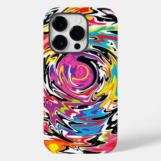 Abstrakter Swirl Case-Mate iPhone Hülle (Rückseite)