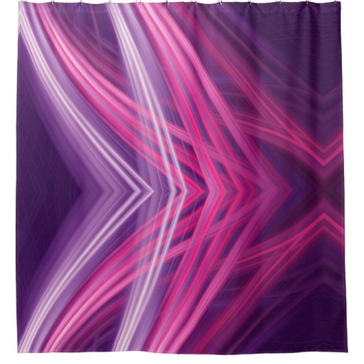 abstrakter Swirl Duschvorhang (Vorderseite)