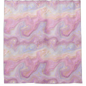 Abstrakter Swirl Duschvorhang (Vorderseite)