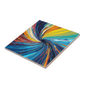 Abstrakter Swirl Fliese (Seite)