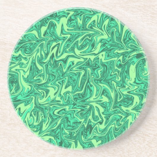 Abstrakter Swirl Getränkeuntersetzer (Vorne)