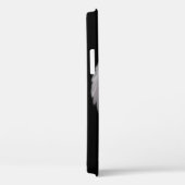 Abstrakter Swirl, hellrosa, Name, Case-Mate iPhone Hülle (Rückseite / Rechts)