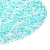 Abstrakter Swirl, individuell einstellbar Schneidebrett (Ecke)