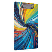Abstrakter Swirl Klemmbrett (Rechts)