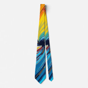 Abstrakter Swirl Krawatte